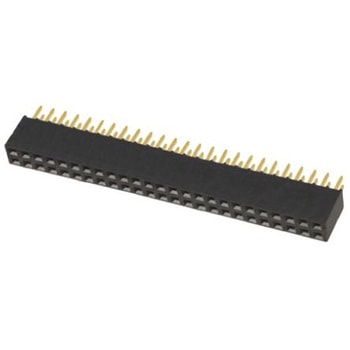 Samtec 基板接続用ソケット 50 極 2.54mm 2 列 スルーホール実装 SAMTEC