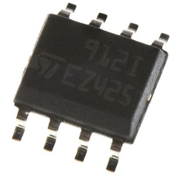 STMicroelectronics オペアンプ， 表面実装， 2回路， ±2電源， 単一電源， TS912IDT STMicro