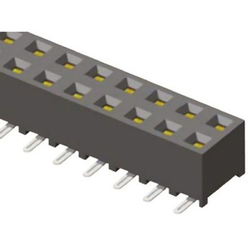 Samtec 基板接続用ソケット 20 極 2mm 2 列 表面実装 - SAMTEC