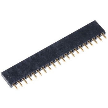 Samtec 基板接続用ソケット 20 極 2.54mm 1 列 スルーホール実装 SAMTEC