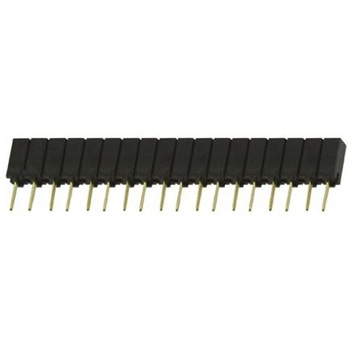 Samtec 基板接続用ソケット 18 極 2.54mm 1 列 スルーホール実装 SAMTEC