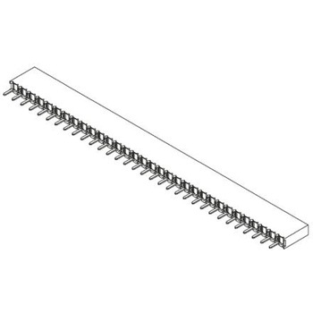 Samtec 基板接続用ソケット 32 極 2.54mm 1 列 スルーホール実装 SAMTEC