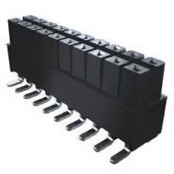 Samtec 基板接続用ソケット 30 極 2.54mm 2 列 スルーホール実装 SAMTEC