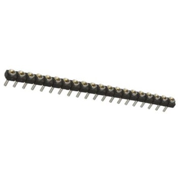 Samtec 基板接続用ソケット 20 極 2.54mm 1 列 スルーホール実装 SAMTEC