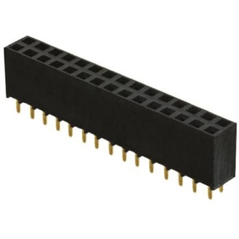 Samtec 基板接続用ソケット 30 極 2.54mm 2 列 スルーホール実装 SAMTEC