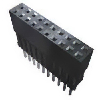 Samtec 基板接続用ソケット 40 極 2.54mm 2 列 スルーホール実装 SAMTEC