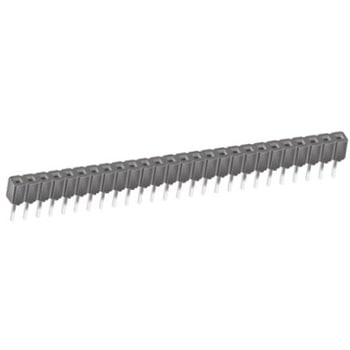 Samtec 基板接続用ソケット 26 極 2.54mm 1 列 スルーホール実装 SAMTEC