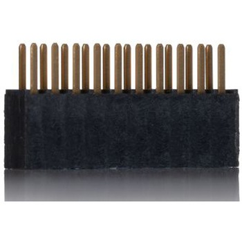 Samtec 基板接続用ソケット 20 極 2.54mm 2 列 スルーホール実装 SAMTEC