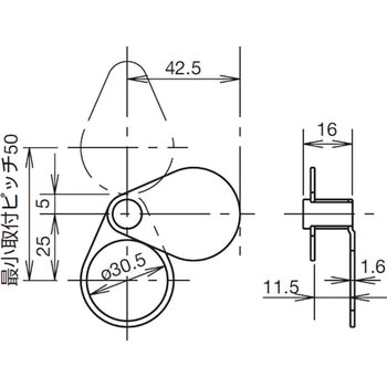 誤操作防止金具[アクセサリ] IDEC(和泉電気)