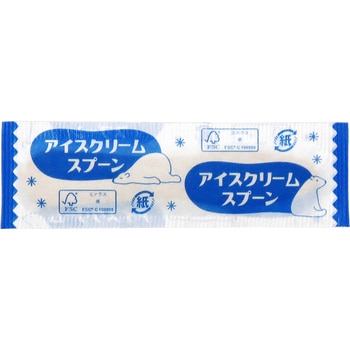 商売繁盛 木製 アイスクリームスプーン 大和物産