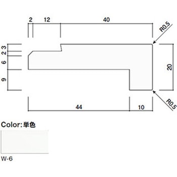 スマートUB枠 定尺:2100 左右兼用枠 カイダーベースボード工業
