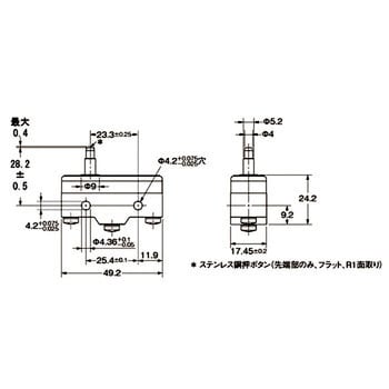 Z-15GS-B 一般用基本スイッチ Z 基準形 1個 オムロン(omron) 【通販