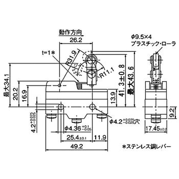 一般用基本スイッチ Z 基準形 omron(オムロン)