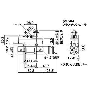 一般用基本スイッチ Z 基準形 omron(オムロン)