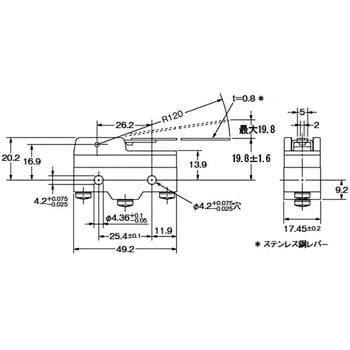 Z-15HW24-B 一般用基本スイッチ Z 基準形 1個 オムロン(omron) 【通販