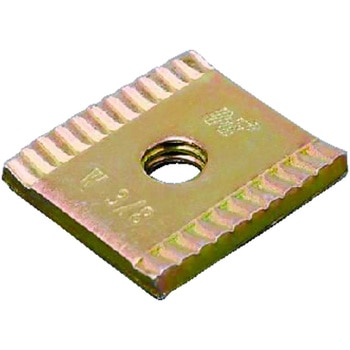 Dナット(溝付き) 3/8 セット品(10個袋入) 日栄インテック
