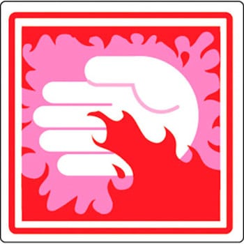 PL警告表示ラベル(簡易タイプ) 日本緑十字社