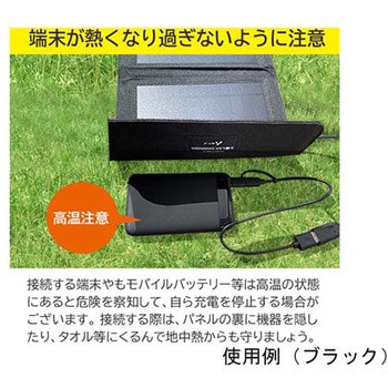 ポータブルソーラー充電器5W エントリーモデル AJ-NSOLAR5Wシリーズ エアージェイ