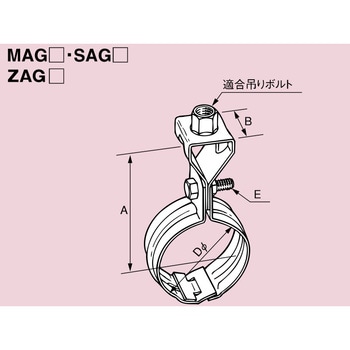 吊りバンド 鋼管用 南電機