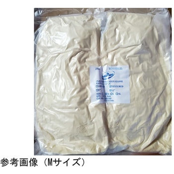 クリーン環境向けラテックス手袋 未洗浄品 100枚入 270Eシリーズ エトップ