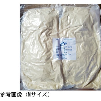 クリーン環境向けラテックス手袋 未洗浄品 100枚入 270Eシリーズ エトップ