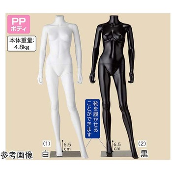 PP製 婦人リアルマネキン 9号 61-810-38シリーズ アズワン