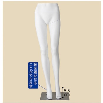 PP製 パンツトルソー 白 61-810シリーズ アズワン