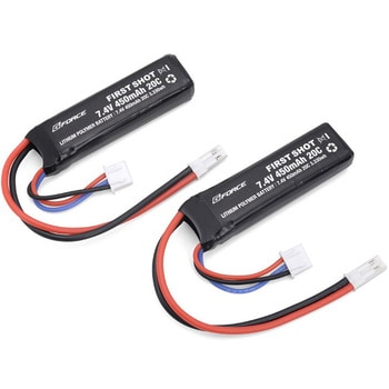 FIRST SHOT LiPo 7.4V 2本入 GFGシリーズ GFORCE