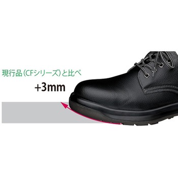 JIS規格 人工皮革製 静電安全靴 ブラック グリーン購入法適合品 MW210S-BKシリーズ ミドリ安全