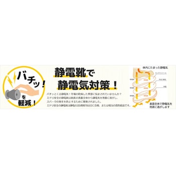 静電作業靴 男女兼用 エレパスクールN ホワイト EREPASS COOL N-Wシリーズ ミドリ安全