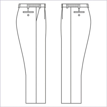 作業服 帯電防止JIS適合品 IEC対応クリーンウェア 男女共用スラックス シルバーグレー VE801-SITAシリーズ ミドリ安全