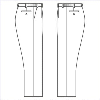 作業服 帯電防止JIS適合品 IEC対応クリーンウェア 男女共用スラックス ロイヤルブルー VE803-SITAシリーズ ミドリ安全