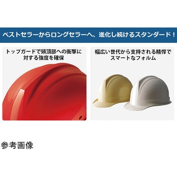 ABS製ヘルメット 通気孔 SC-1BNVRAシリーズ ミドリ安全