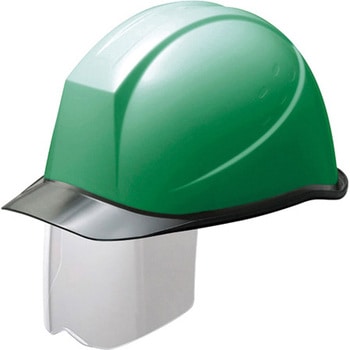 PC製ヘルメット Windflow・クリアバイザー・シールド面 SC-11PCLS RA3-UP3シリーズ ミドリ安全