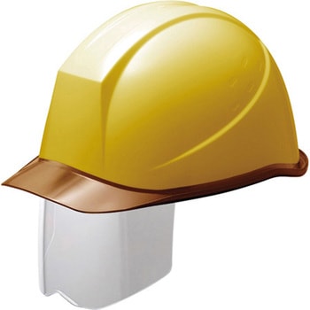 PC製ヘルメット Windflow・クリアバイザー・シールド面 SC-11PCLS RA3-UP3シリーズ ミドリ安全