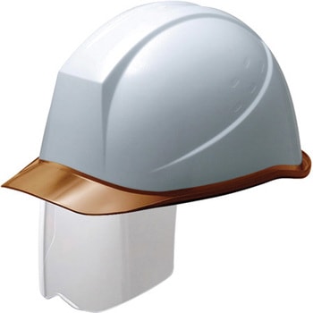 PC製ヘルメット Windflow・クリアバイザー・シールド面 SC-11PCLS RA3-UP3シリーズ ミドリ安全