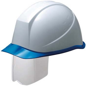 PC製ヘルメット Windflow・クリアバイザー・シールド面 SC-11PCLS RA3-UP3シリーズ ミドリ安全