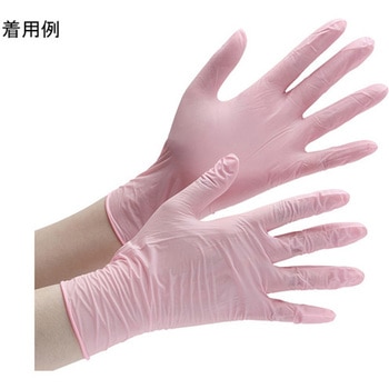 ニトリル手袋 加硫促進剤不使用 ベルテ727 粉無 100枚入 VERTE-727シリーズ - ミドリ安全