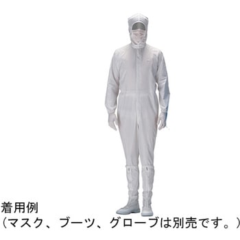 作業服 クリーンウェア フード一体型つなぎ服 C1550シリーズ ミドリ安全