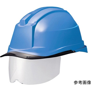PC製ヘルメット Windflow・クリアバイザー・シールド面 SC-19PCLS RA3-UP4シリーズ - ミドリ安全