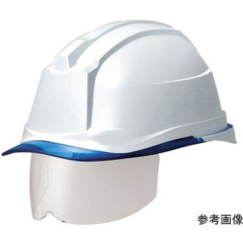 PC製ヘルメット Windflow・クリアバイザー・シールド面 SC-19PCLS RA3-UP4シリーズ - ミドリ安全