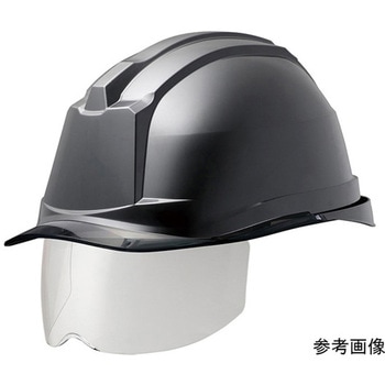 PC製ヘルメット Windflow・クリアバイザー・シールド面 SC-19PCLS RA3-UP4シリーズ ミドリ安全