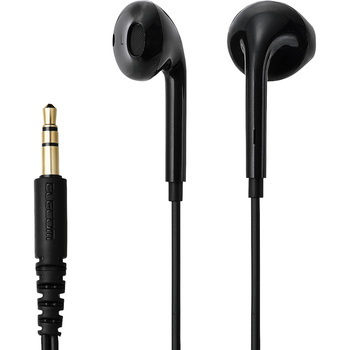 イヤホン 有線 Φ3.5mm 3極 インナーイヤー型 高音質 ケーブル強度向上設計 1.2m エレコム