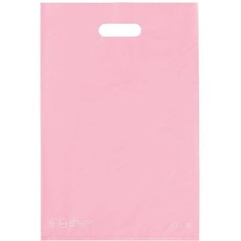 ポリ袋ハード型 ピンク 厚み表記入 61-782-22シリーズ アズワン