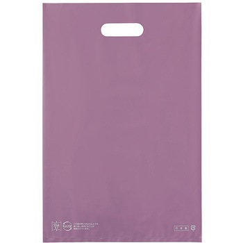 ポリ袋ソフト型 パープル 厚み表記入 61-782-49シリーズ アズワン