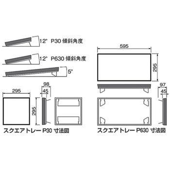 スクエアトレー アズワン