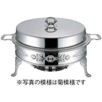 UK 18-8ユニット丸湯煎用 フードパン - アズワン