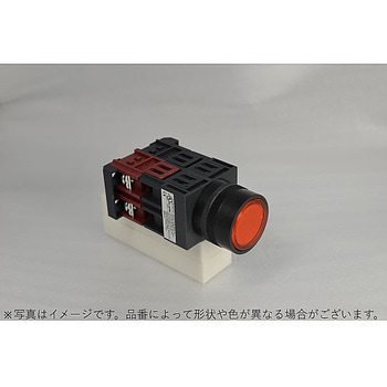 Φ22抵抗器付平形照光押しボタンスイッチ モメンタリ樹脂リング 2a 緑 LED HC形 A22FODEシリーズ マルヤス電業