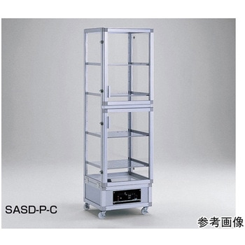 オート除湿大型デシケーター SASD型 537W×525D×1846Hmm SASDシリーズ アズワン