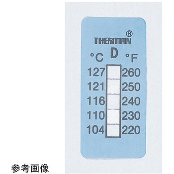サーマックス 表面温度感熱示温ラベル 5レベルサーモメーターストリップ Thermographic Measurements